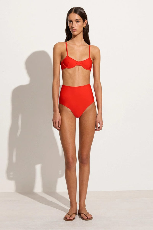 Faithfull The Brand Amira Bikini Top Salsa - Final Sale
