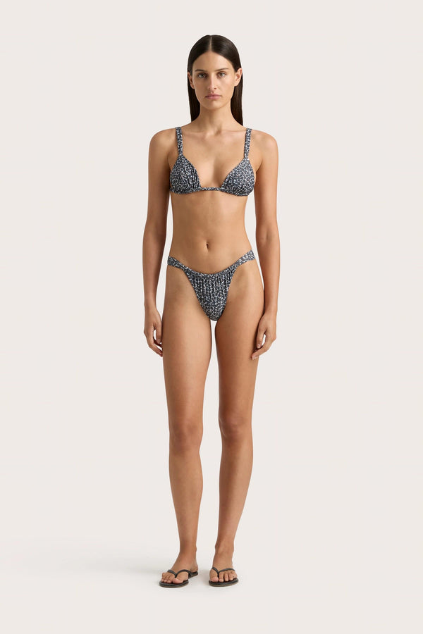 faithfull the brand Andez Bikini Bottom Amanylis Charred Navy - Final Sale
