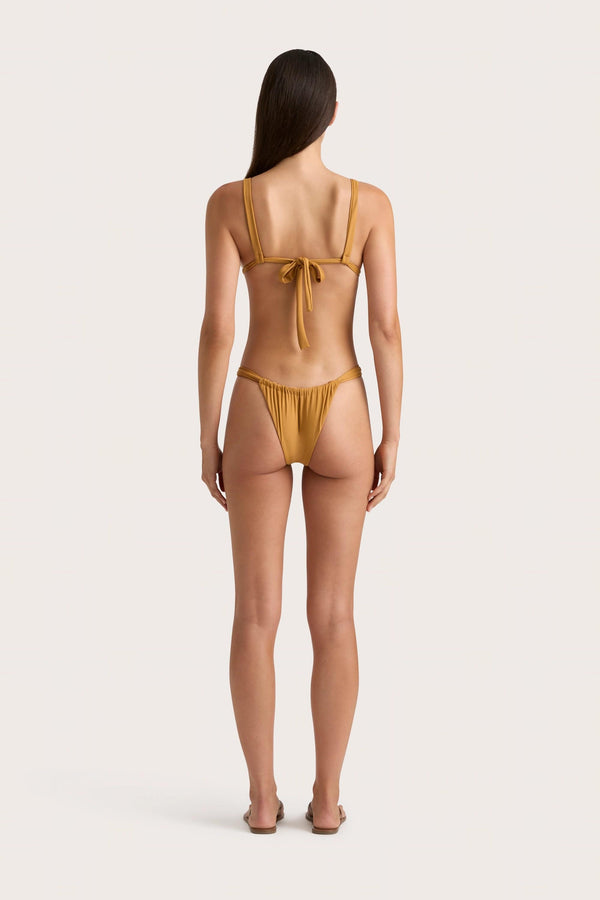Faithfull The Brand Andez Bikini Bottom Terracotta - Final Sale