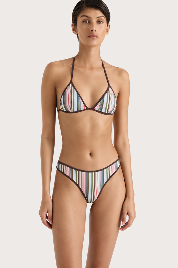 Faithfull The Brand Ania Bikini Top Meleu Stripe Multi