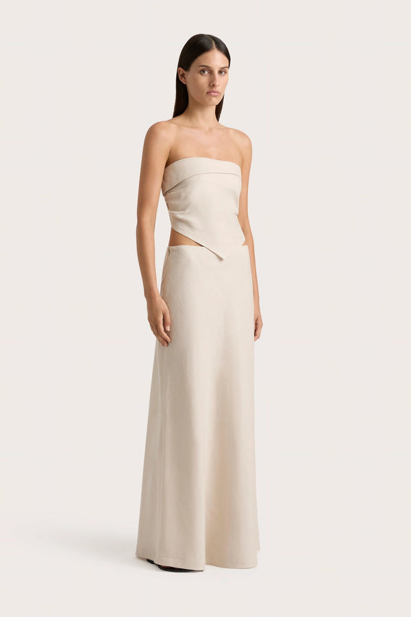 Faithfull The Brand Antibes Maxi Skirt Sand - Final Sale