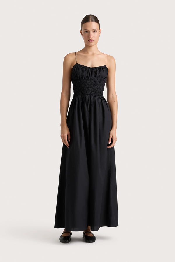 faithfull the brand Baia Maxi Dress Black - Final Sale