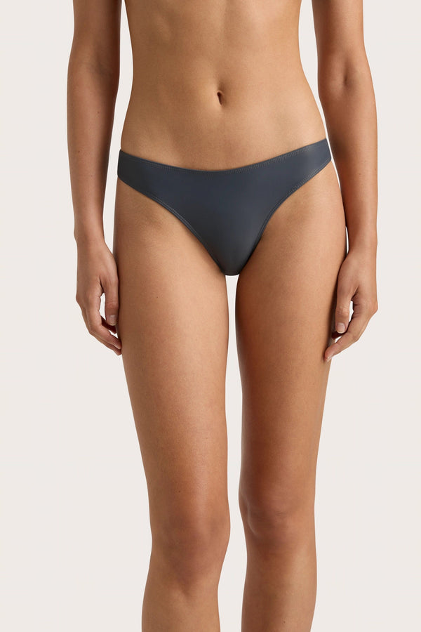 Faithfull The Brand Bebe Bikini Bottom Charred Navy - Final Sale