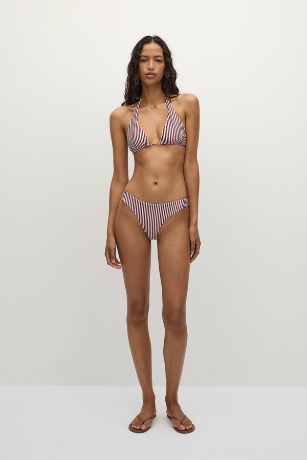 faithfull the brand Bebe Bikini Bottom Clare Stripe