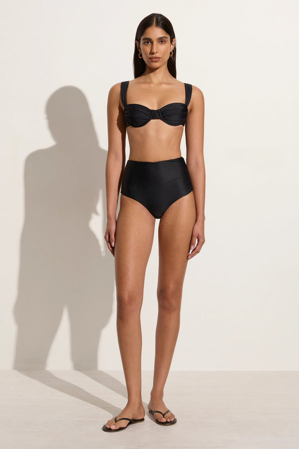 faithfull the brand Bianca Bikini Bottoms Black - Final Sale