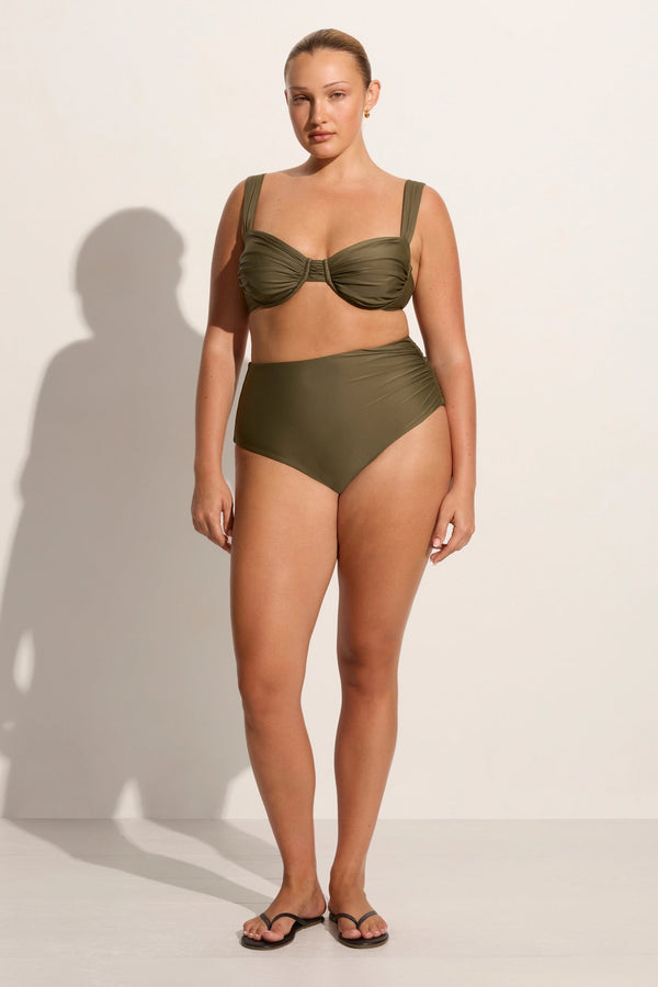 faithfull the brand Bianca Bikini Bottoms Khaki - Final Sale