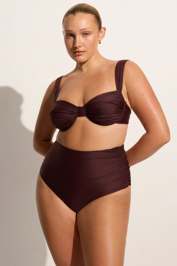 faithfull the brand Bianca Bikini Bottoms Soil - Final Sale