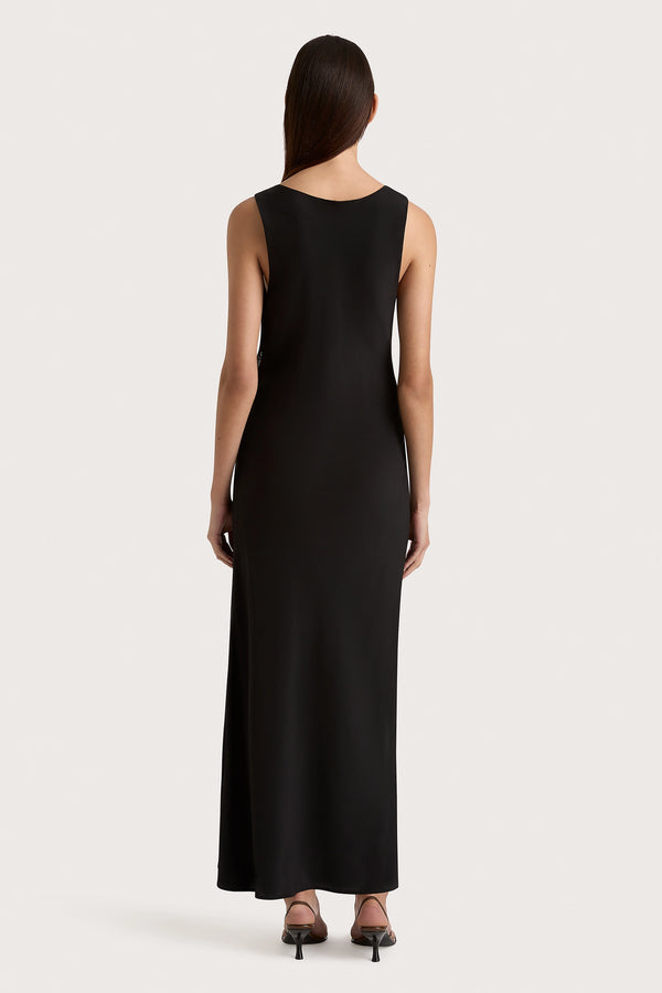 Faithfull The Brand Biarritz Tank Maxi Dress Black - Final Sale