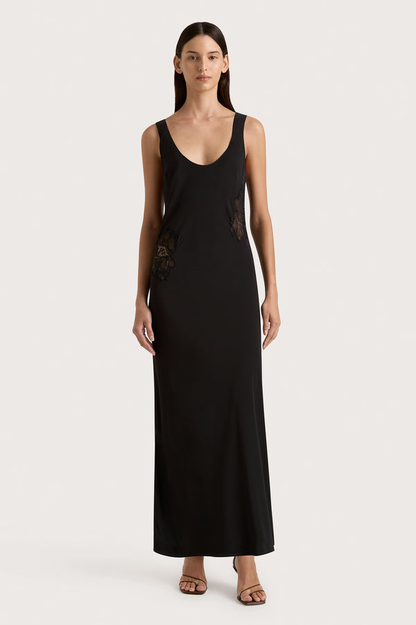 faithfull the brand Biarritz Tank Maxi Dress Black - Final Sale