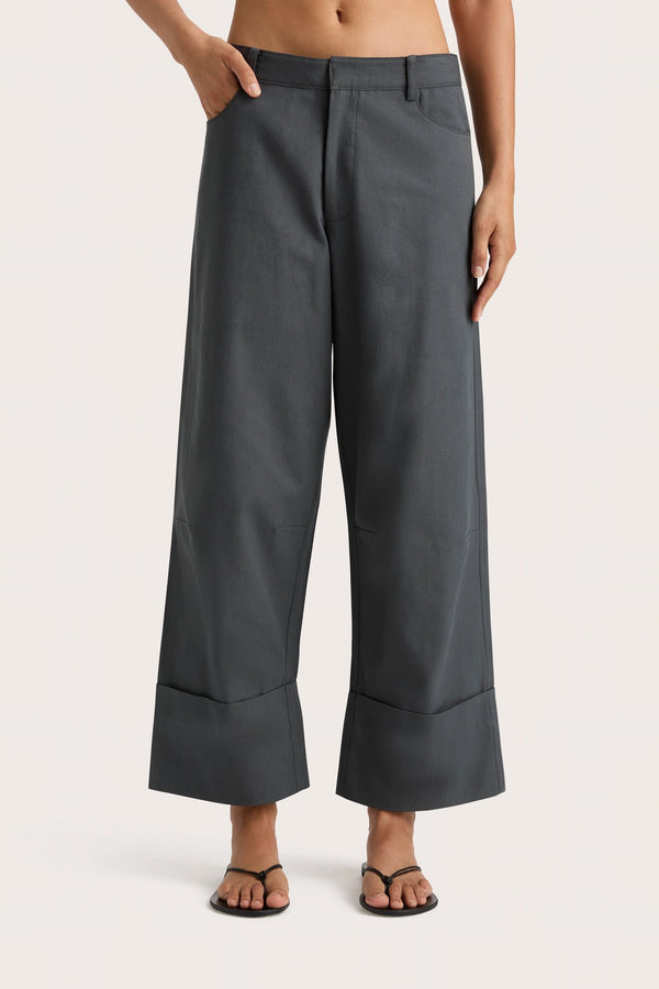 Faithfull The Brand Cassis Pant Charred Navy - Final Sale