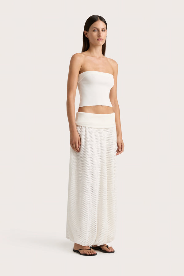 Faithfull The Brand Ciele Maxi Skirt Azalea White - Final Sale