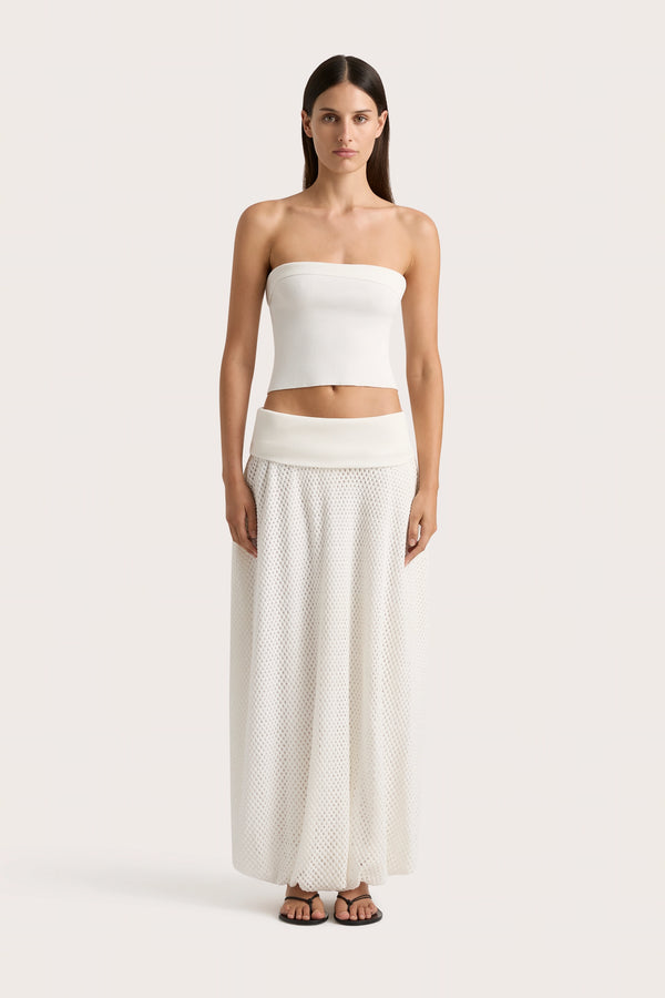 faithfull the brand Ciele Maxi Skirt Azalea White - Final Sale