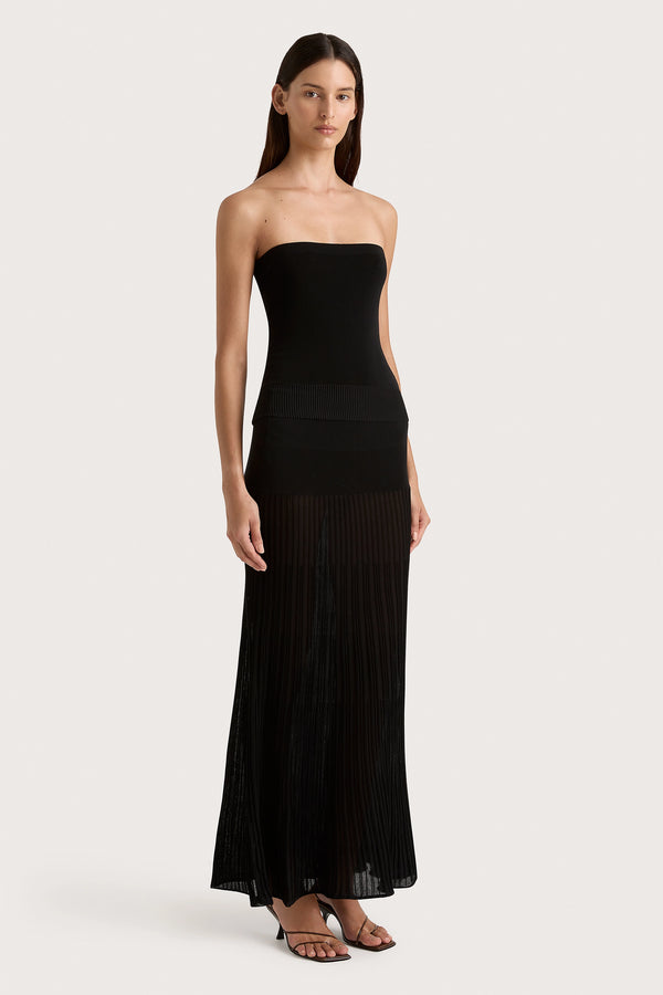 faithfull the brand Citara Strapless Top Black - Final Sale