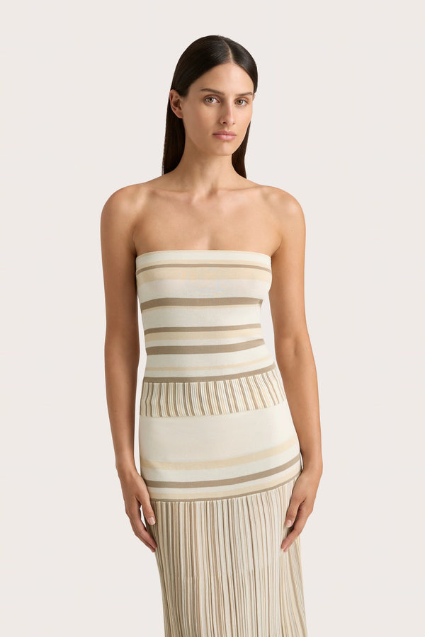 Faithfull The Brand Citara Strapless Top White - Final Sale