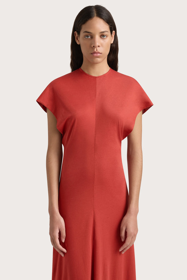 Faithfull The Brand Colmar Maxi Dress Garnet - Final Sale