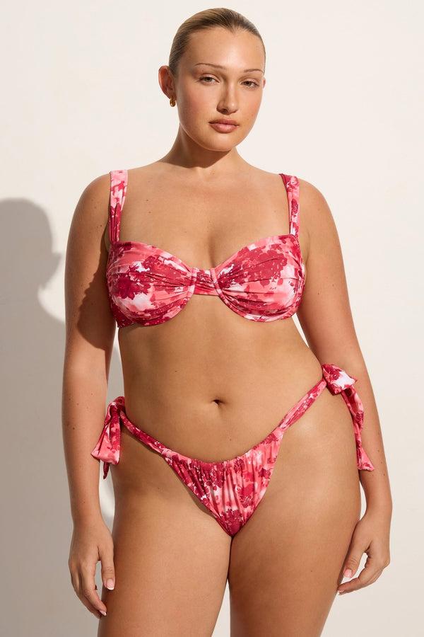 faithfull the brand Costa Bikini Bottoms Rosella Floral