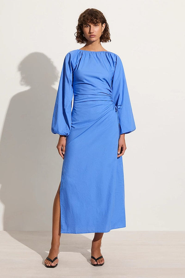 faithfull the brand De Deus Midi Dress Oceania - Final Sale