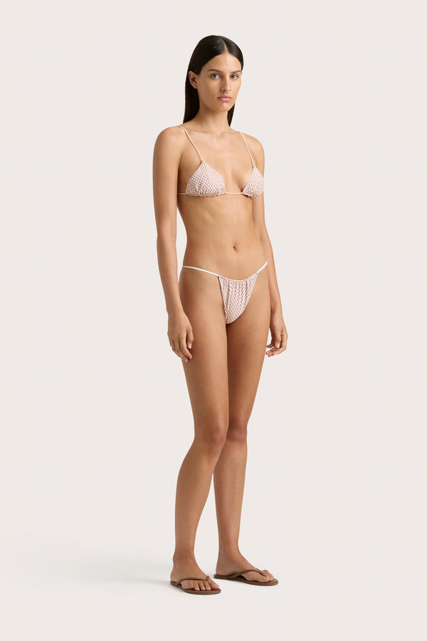 Faithfull The Brand Elea Bikini Bottom Oliander Blush - Final Sale