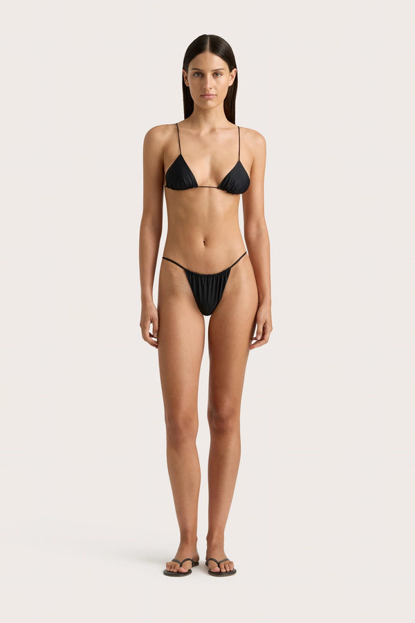 faithfull the brand Elea Bikini Top Black - Final Sale
