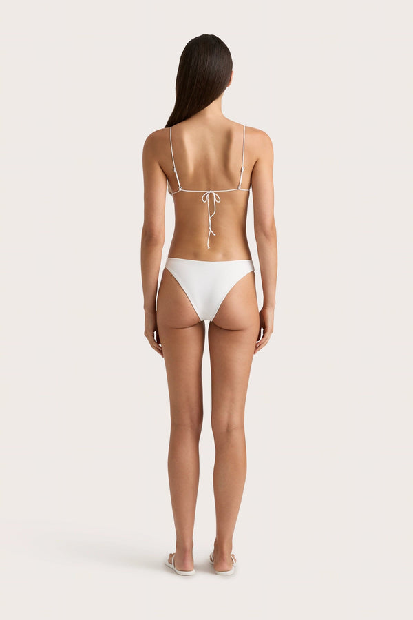 Faithfull The Brand Elea Bikini Top White - Final Sale