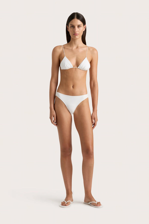 faithfull the brand Elea Bikini Top White - Final Sale