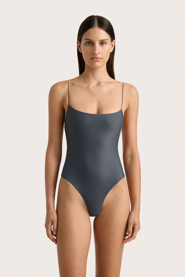 Faithfull The Brand Elea One Piece Charred Navy - Final Sale