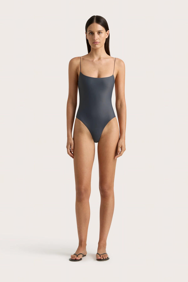 faithfull the brand Elea One Piece Charred Navy - Final Sale