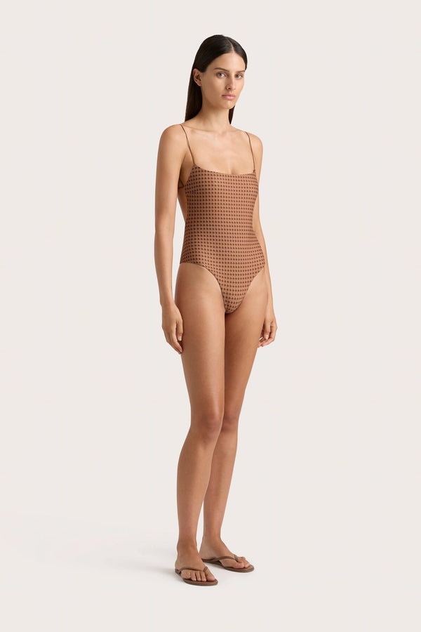 Faithfull The Brand Elea One Piece Oliander Cocoa - Final Sale