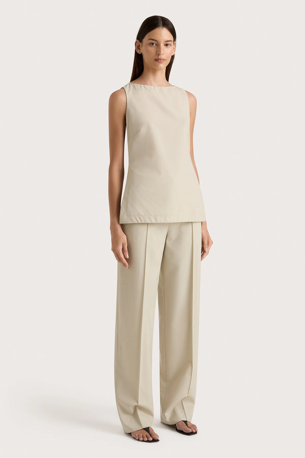 Faithfull The Brand Emilie Trouser Beige - Final Sale