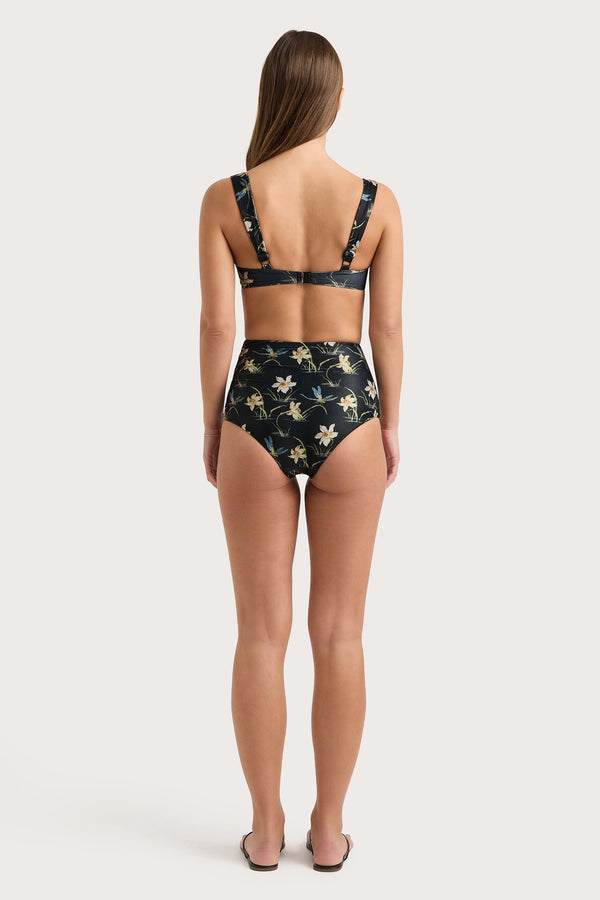 Faithfull The Brand Emily Bikini Top Daffodil Print