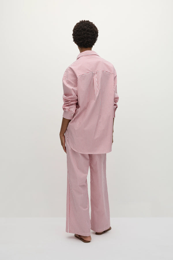 Faithfull The Brand En Vau Oversized Shirt Riviera Stripe