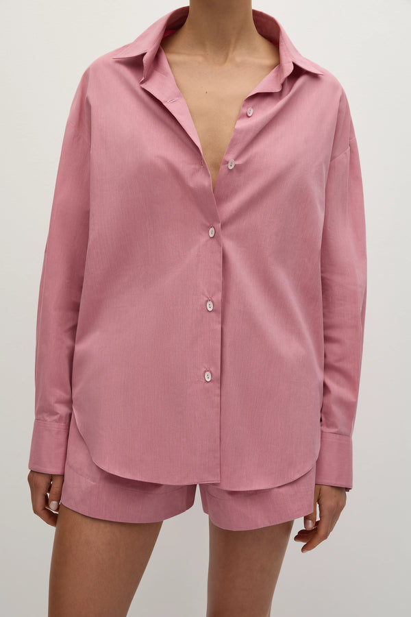 Faithfull The Brand En Vau Oversized Shirt Valentine