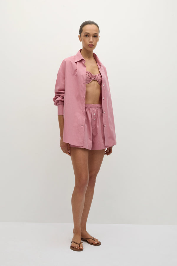 Faithfull The Brand En Vau Oversized Shirt Valentine