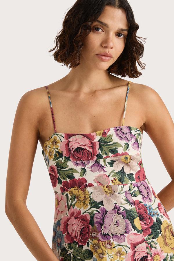 Faithfull The Brand Eugenie Midi Dress Colette Floral Multi