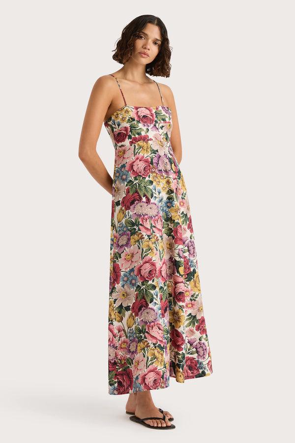 Faithfull The Brand Eugenie Midi Dress Colette Floral Multi