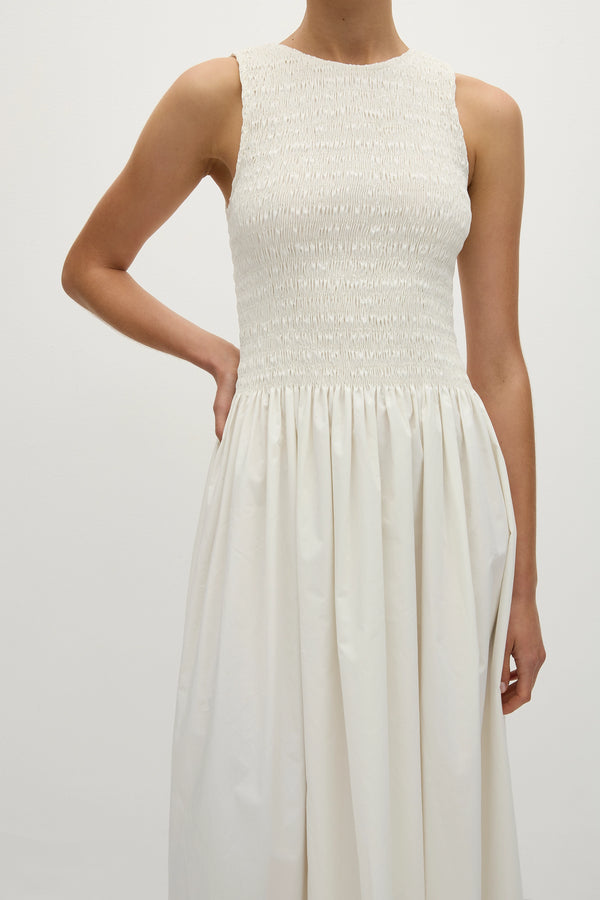 Faithfull The Brand Alena Maxi Dress White
