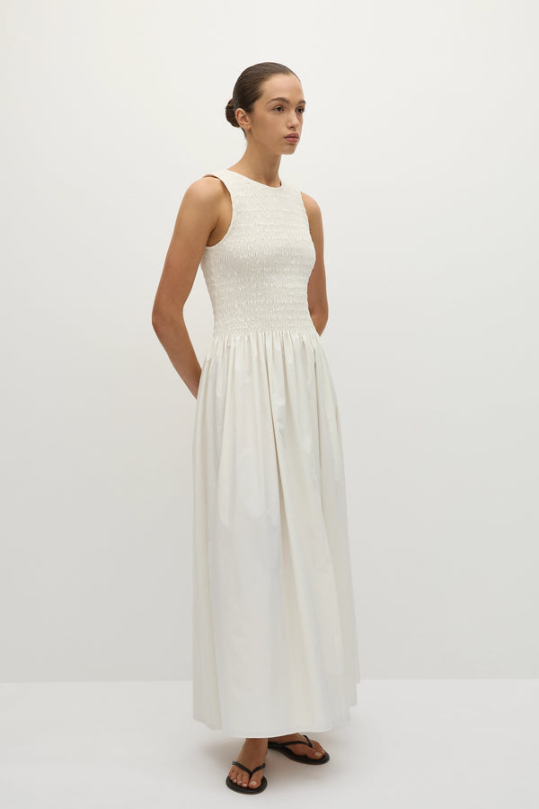 Faithfull The Brand Alena Maxi Dress White