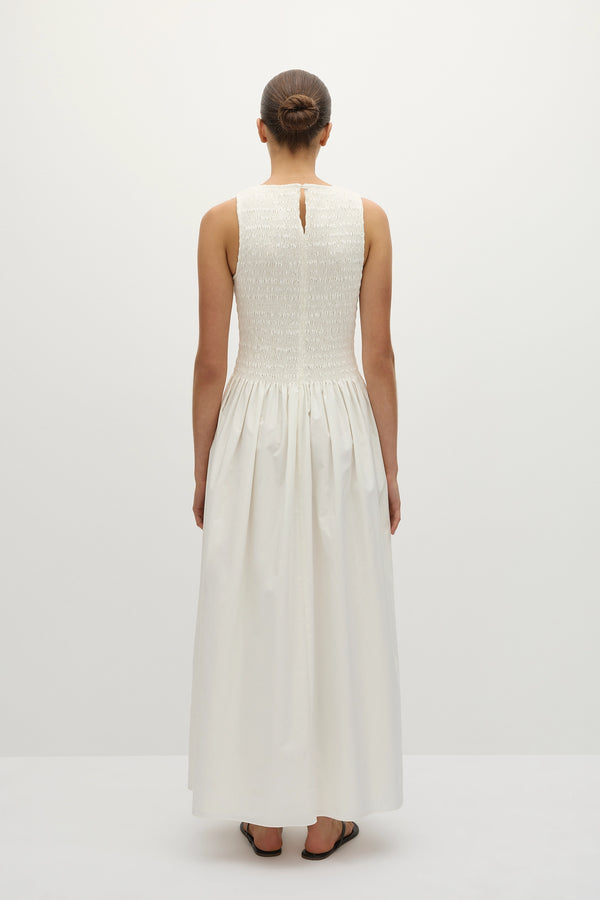 Faithfull The Brand Alena Maxi Dress White