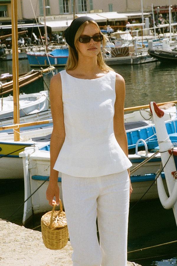 Faithfull The Brand Ana Top White