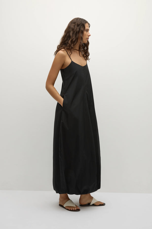 Faithfull The Brand Aniela Maxi Dress Black