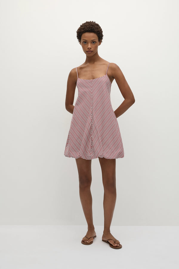 faithfull the brand Aniela Mini Dress Clare Stripe