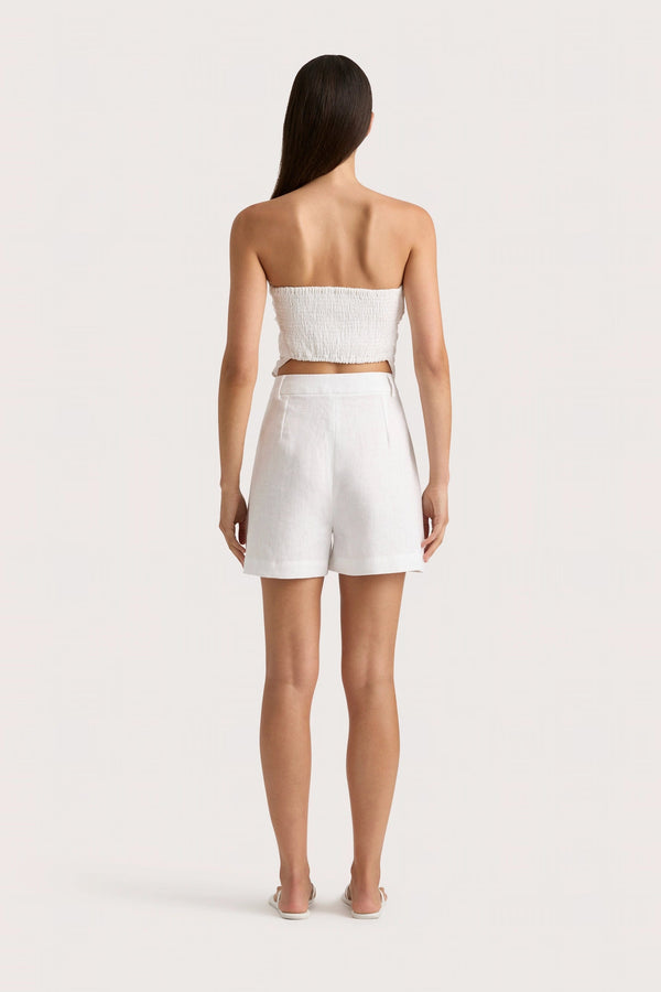 Faithfull The Brand Antibes Short White - Final Sale
