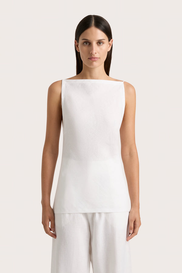 Faithfull The Brand Antibes Top White - Final Sale