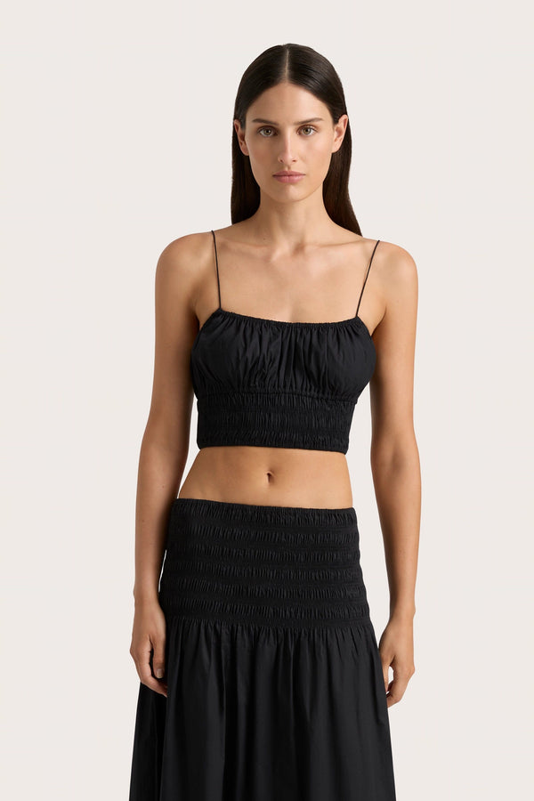 Faithfull The Brand Baia Top Black - Final Sale