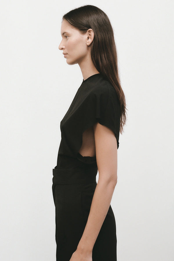 Faithfull The Brand Brita Top Black - Final Sale