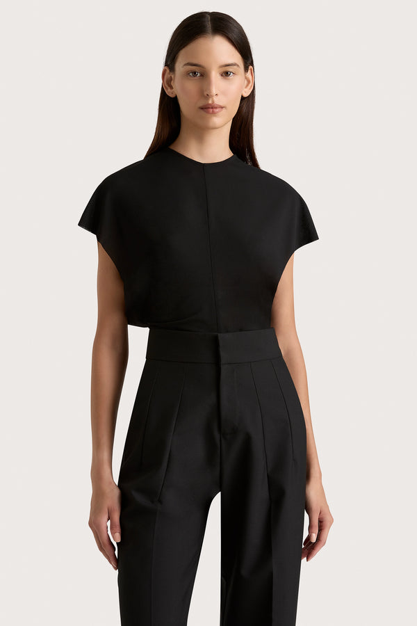 Faithfull The Brand Brita Top Black - Final Sale