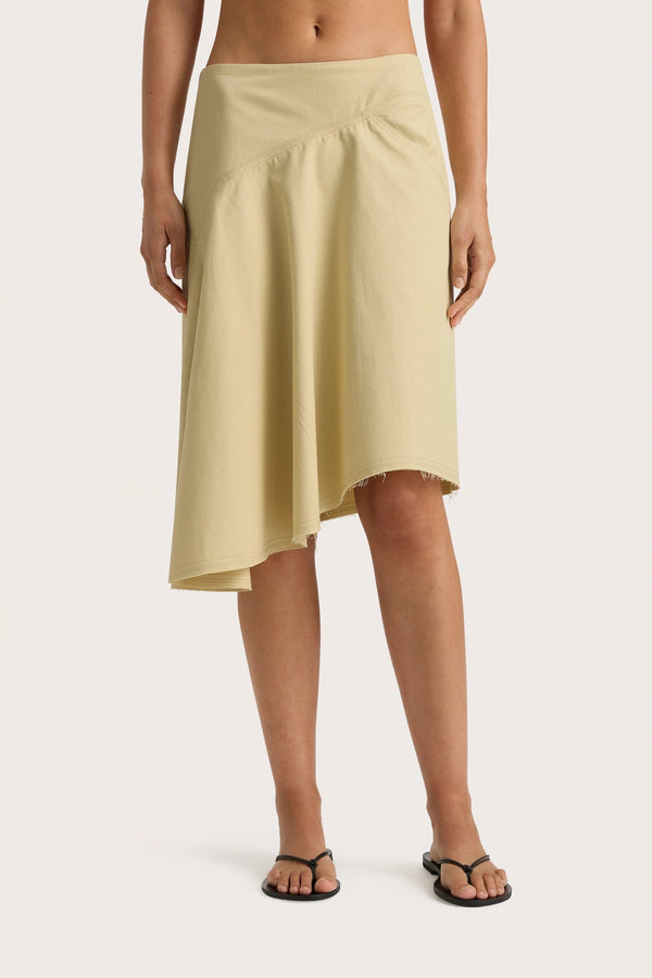 Faithfull The Brand Calais Skirt Pear - Final Sale