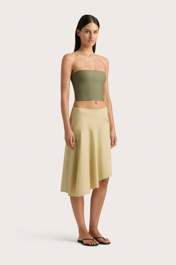 Faithfull The Brand Calais Skirt Pear - Final Sale