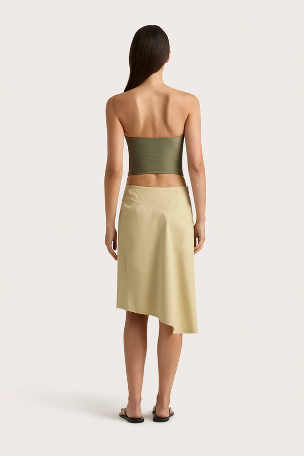 Faithfull The Brand Calais Skirt Pear - Final Sale