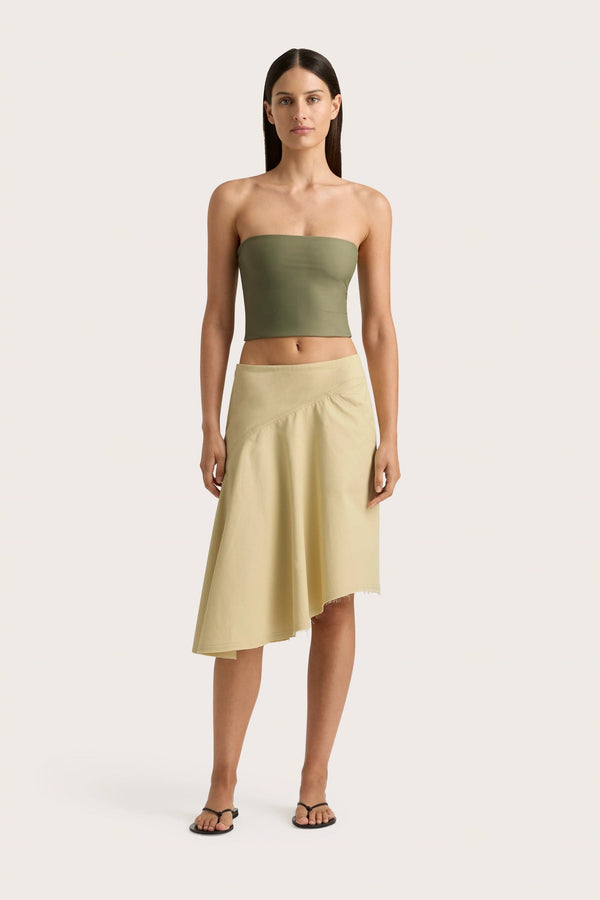 faithfull the brand Calais Skirt Pear - Final Sale